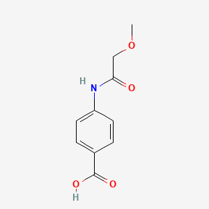 molecular formula C10H11NO4 B1624296 4-[(Methoxyacetyl)amino]benzoic acid CAS No. 54057-65-7