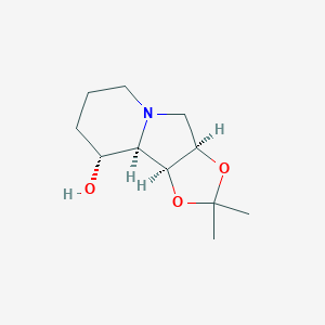 molecular formula C11H19NO3 B016243 1,2-Isopropylidene Swainsonine CAS No. 85624-09-5