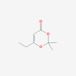 molecular formula C8H12O3 B1624307 6-Ethyl-2,2-dimethyl-[1,3]dioxin-4-one CAS No. 72324-46-0