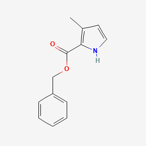 molecular formula C13H13NO2 B1624312 Benzyl 3-methyl-1H-pyrrole-2-carboxylate CAS No. 3284-46-6