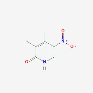 molecular formula C7H8N2O3 B1624316 3,4-Dimethyl-5-nitropyridin-2(1H)-one CAS No. 65169-34-8