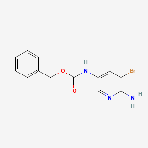 Benzyl (6-amino-5-bromopyridin-3-yl)carbamate