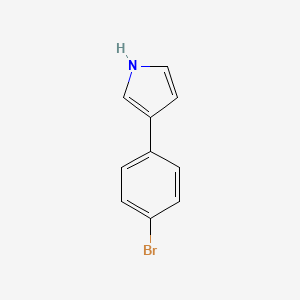 molecular formula C10H8BrN B1624359 3-(4-bromophenyl)-1H-pyrrole CAS No. 848006-35-9