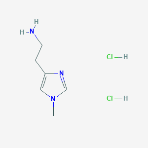 molecular formula C6H13Cl2N3 B162436 1-Methylhistamine dihydrochloride CAS No. 6481-48-7