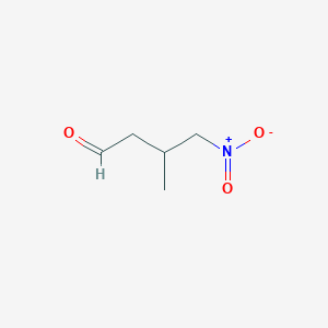 molecular formula C5H9NO3 B1624363 3-Methyl-4-nitro-butyraldehyde CAS No. 50697-48-8