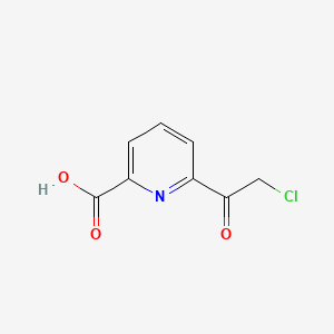 molecular formula C8H6ClNO3 B1624364 2-(2-Chloroacetyl)-6-pyridine carboxylic acid CAS No. 298692-34-9