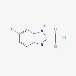 6-fluoro-2-(trichloromethyl)-1H-benzimidazole