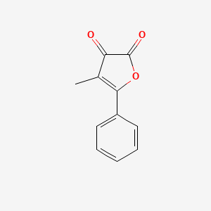 molecular formula C11H8O3 B1624380 4-Methyl-5-phenylfuran-2,3-dione CAS No. 55991-71-4