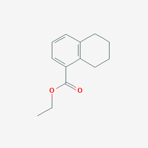 molecular formula C13H16O2 B1624382 Ethyl 5,6,7,8-tetrahydronaphthalene-1-carboxylate CAS No. 4242-17-5