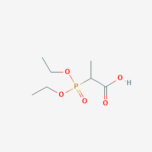 molecular formula C7H15O5P B1624383 2-diethoxyphosphorylpropanoic Acid CAS No. 30094-28-1