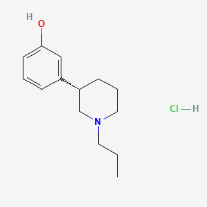 molecular formula C14H22ClNO B1624389 Preclamol hydrochloride CAS No. 88768-67-6
