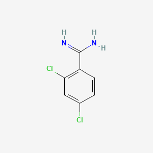 molecular formula C7H6Cl2N2 B1624397 2,4-Dichloro-benzamidine CAS No. 63124-43-6