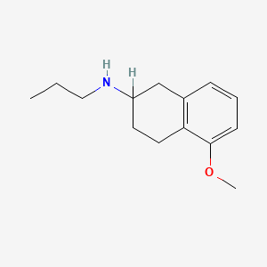 molecular formula C14H21NO B1624405 2-Propylamino-5-methoxytetralin CAS No. 78598-91-1