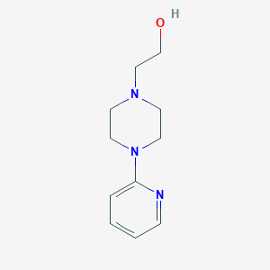 molecular formula C11H17N3O B1624411 2-[4-(Pyridin-2-yl)piperazin-1-yl]ethan-1-ol CAS No. 40004-68-0
