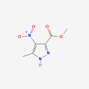 molecular formula C6H7N3O4 B1624462 Methyl 5-methyl-4-nitro-1H-pyrazole-3-carboxylate CAS No. 27116-86-5
