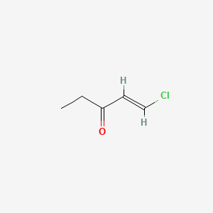 molecular formula C5H7ClO B1624470 (E)-1-chloropent-1-en-3-one CAS No. 58953-12-1