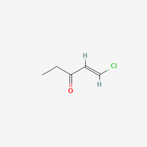 molecular formula C5H7ClO B1624470 2-Chlorovinyl ethyl ketone CAS No. 58953-12-1