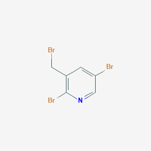 molecular formula C6H4Br3N B1624478 2,5-Dibromo-3-(bromomethyl)pyridine CAS No. 61686-65-5