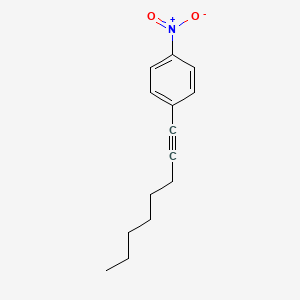 molecular formula C14H17NO2 B1624481 1-Nitro-4-(oct-1-ynyl)benzene CAS No. 326487-53-0