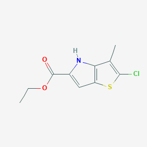 Ethyl 2-chloro-3-methyl-4H-thieno[3,2-B]pyrrole-5-carboxylate