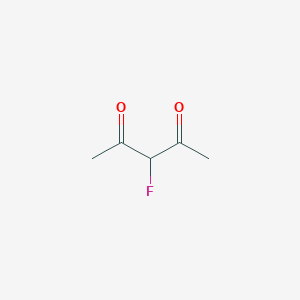 molecular formula C5H7FO2 B1624492 3-Fluoropentane-2,4-dione CAS No. 759-02-4