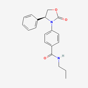 (S)-4-(2-Oxo-4-phenyloxazolidin-3-yl)-n-propylbenzamide