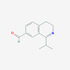 3,4-Dihydro-1-isopropylisoquinoline-7-carbaldehyde