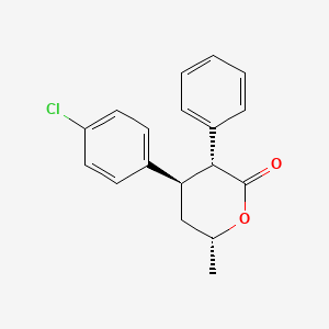 molecular formula C18H17ClO2 B1624501 Lomevactone CAS No. 81478-25-3