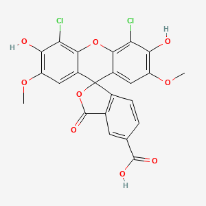 4',5'-Dichloro-3',6'-dihydroxy-2',7'-dimethoxy-3-oxospiro[2-benzofuran-1,9'-xanthene]-5-carboxylic acid