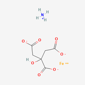 molecular formula C6H11FeNO7 B1624521 Ferric ammonia citrate CAS No. 7050-19-3