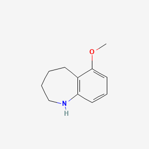 molecular formula C11H15NO B1624563 6-methoxy-2,3,4,5-tetrahydro-1H-1-benzazepine CAS No. 604004-23-1