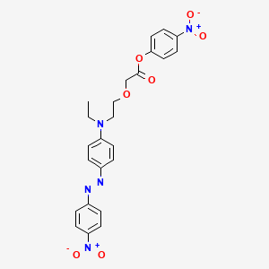 (2-{Ethyl-[4-(4-nitro-phenylazo)-phenyl]-amino}-ethoxy)-acetic acid-4-nitro-phenyl ester