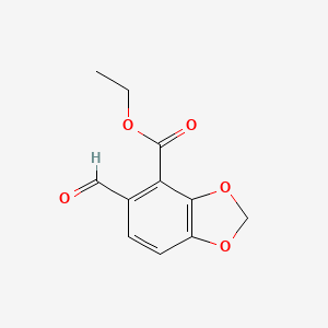 5-Formylbenzo[1,3]dioxole-4-carboxylic acid ethyl ester