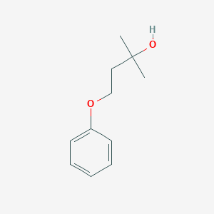 molecular formula C11H16O2 B1624591 2-methyl-4-phenoxybutan-2-ol CAS No. 87077-92-7