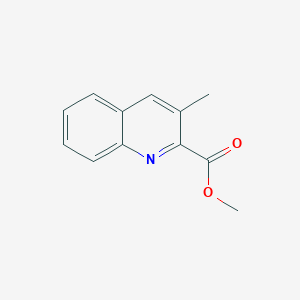 molecular formula C12H11NO2 B1624592 Methyl 3-methylquinoline-2-carboxylate CAS No. 53821-46-8