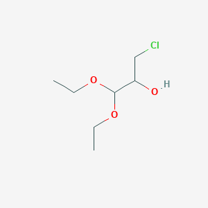 molecular formula C7H15ClO3 B162462 3-Chloro-1,1-diethoxy-propan-2-ol CAS No. 125781-03-5