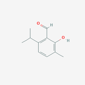 molecular formula C11H14O2 B162463 2-羟基-3-甲基-6-异丙基苯甲醛 CAS No. 1665-99-2