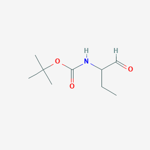 molecular formula C9H17NO3 B1624634 Tert-butyl N-(1-oxobutan-2-yl)carbamate CAS No. 346690-97-9