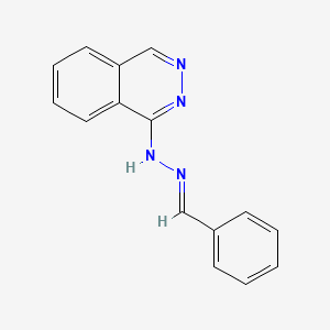 molecular formula C15H12N4 B1624658 1-(2-Benzylidenehydrazinyl)phthalazine CAS No. 67073-46-5