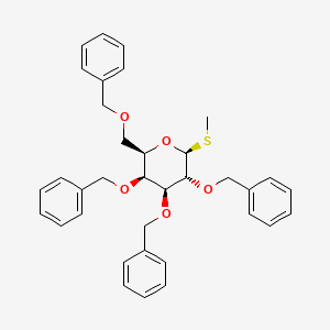 molecular formula C35H38O5S B1624696 Methyl 2,3,4,6-tetra-O-benzyl-a-D-thiogalactopyranoside CAS No. 97205-08-8