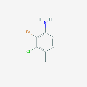 molecular formula C7H7BrClN B1624699 2-Bromo-3-chloro-4-methylaniline CAS No. 289687-20-3