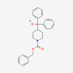 Benzyl 4-[hydroxy(diphenyl)methyl]piperidine-1-carboxylate