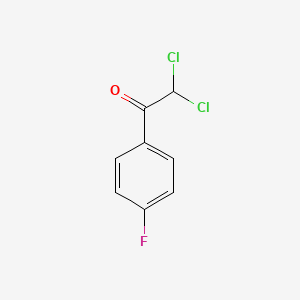 molecular formula C8H5Cl2FO B1624751 2,2-dichloro-1-(4-fluorophenyl)ethanone CAS No. 5157-58-4