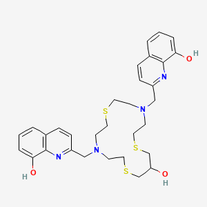 4,10-Bis[(8-hydroxy-2-quinolinyl)methyl]-1,7,13-trithia-4,10-diazacyclohexadecan-15-OL