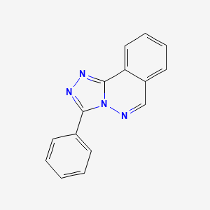 molecular formula C15H10N4 B1624773 3-Phenyl-[1,2,4]triazolo[3,4-a]phthalazine CAS No. 70591-70-7