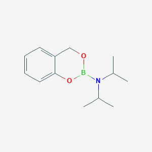 molecular formula C13H20BNO2 B1624795 N,N-Diisopropyl-4H-benzo[d][1,3,2]dioxaborinin-2-amine CAS No. 791785-37-0