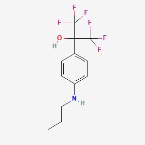 1,1,1,3,3,3-Hexafluoro-2-(4-(propylamino)phenyl)propan-2-ol