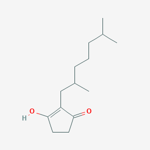 molecular formula C14H24O2 B1624814 2-(2,6-Dimethylheptyl)-3-hydroxycyclopent-2-enone CAS No. 871482-71-2