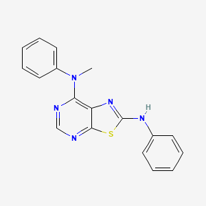 N7-Methyl-N2,N7-diphenylthiazolo[5,4-d]pyrimidine-2,7-diamine