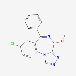 molecular formula C16H11ClN4O B1624817 4-Hydroxy Estazolam CAS No. 30896-56-1